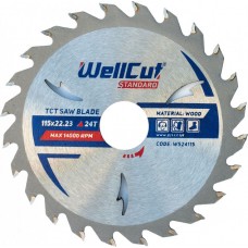 Диск пильний WellCut Standard 115х22.23 24Т